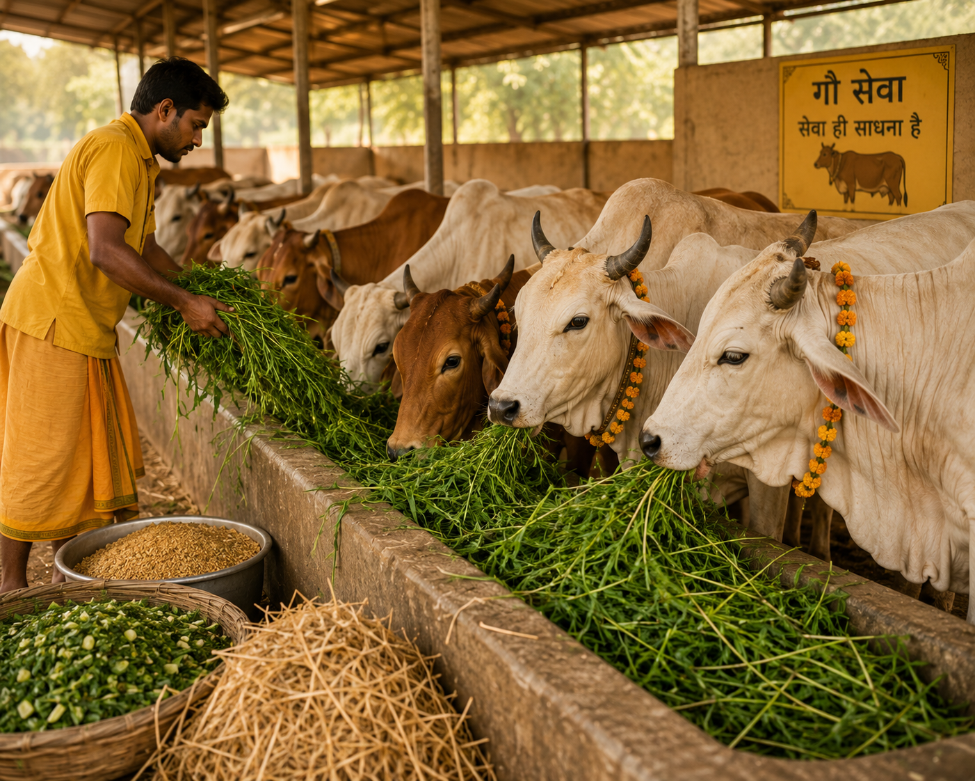 15 Days Seva · 1 Cow