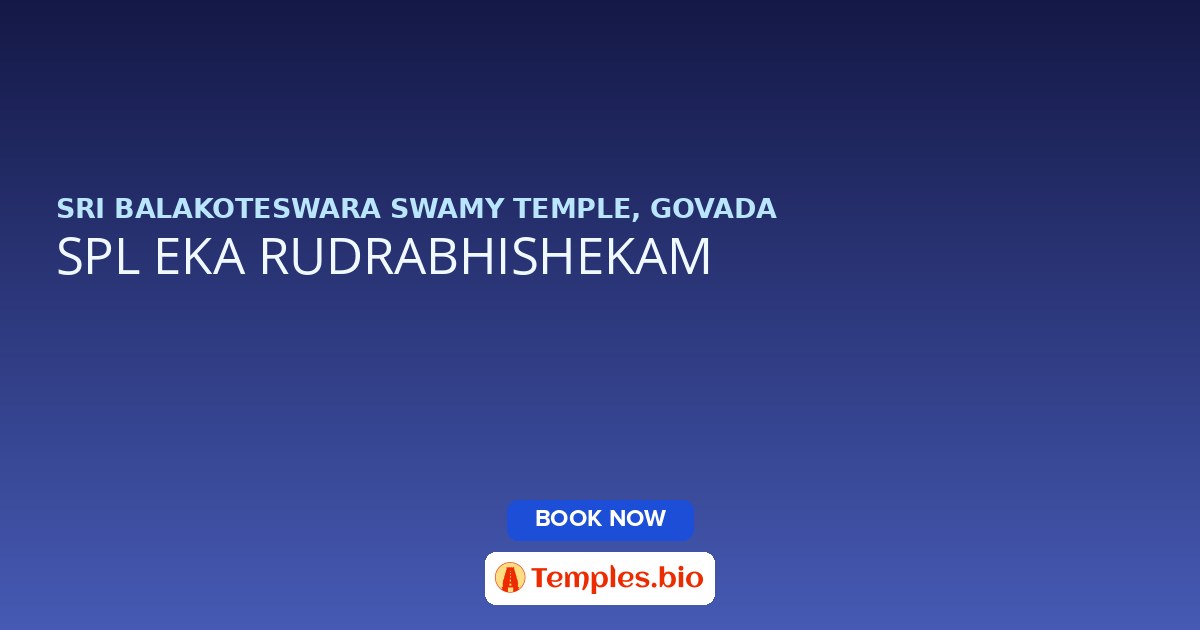 SPL EKA RUDRABHISHEKAM
