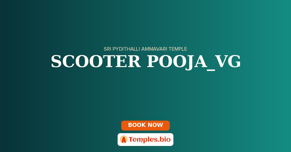 SCOOTER POOJA_VG