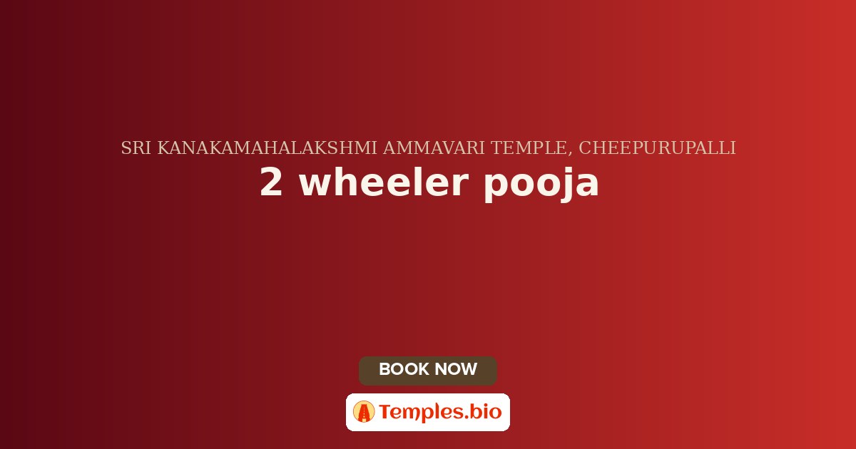 2 wheeler  pooja