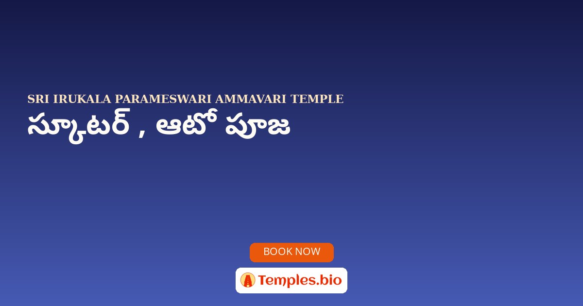 స్కూటర్ , ఆటో పూజ