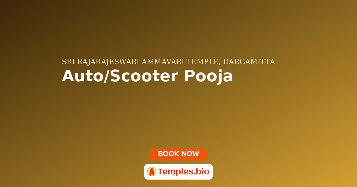 Auto/Scooter Pooja