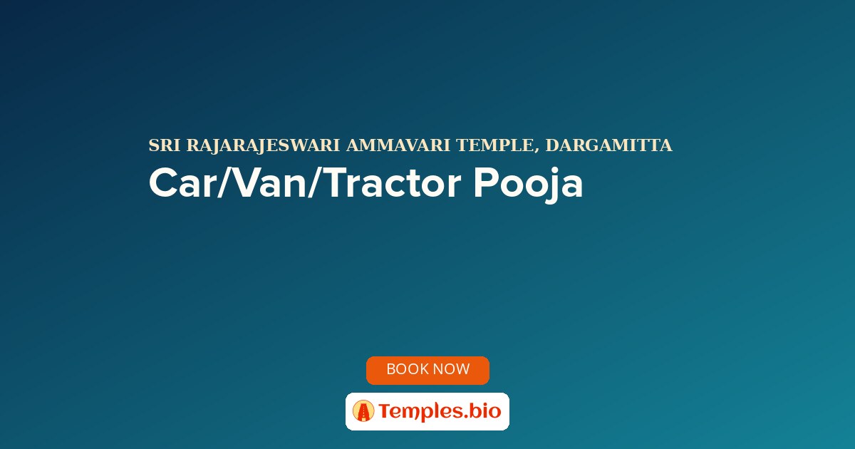 Car/Van/Tractor Pooja