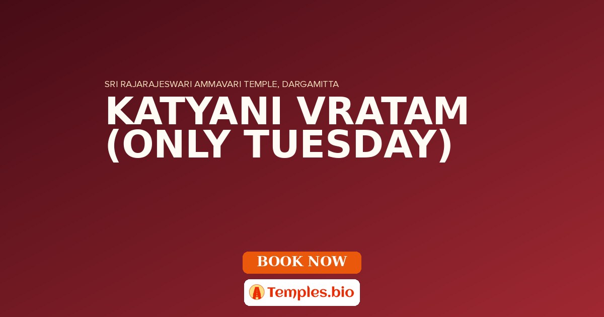 KATYANI VRATAM (ONLY TUESDAY)