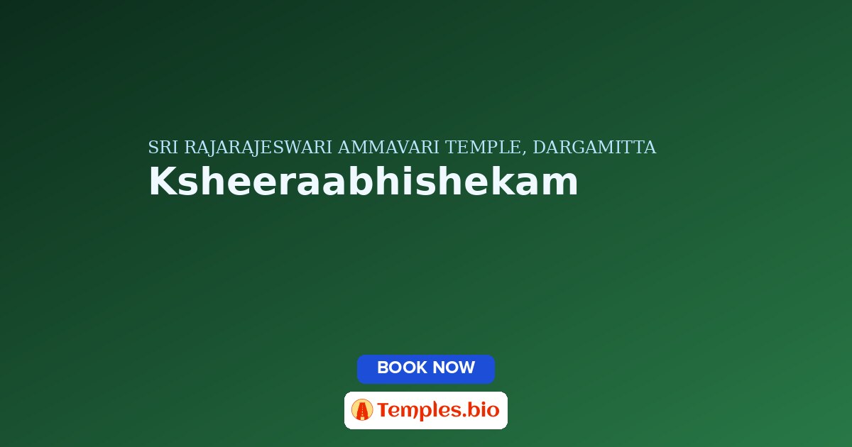 Ksheeraabhishekam