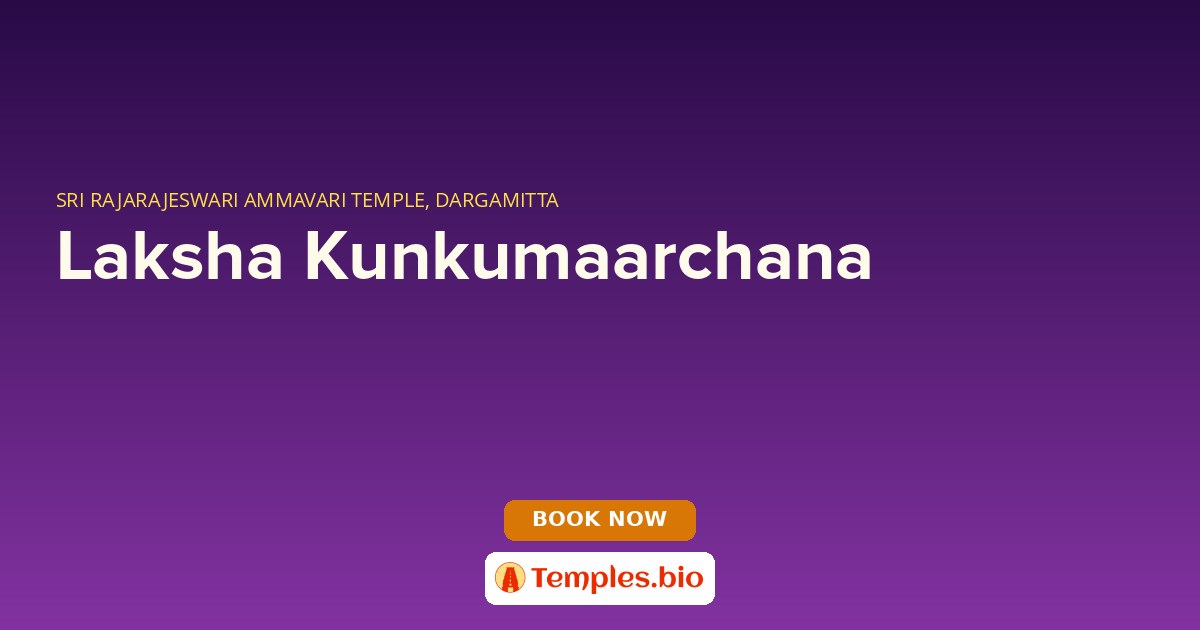 Laksha Kunkumaarchana