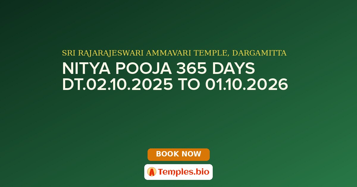 NITYA POOJA 365 DAYS DT.02.10.2025 TO 01.10.2026