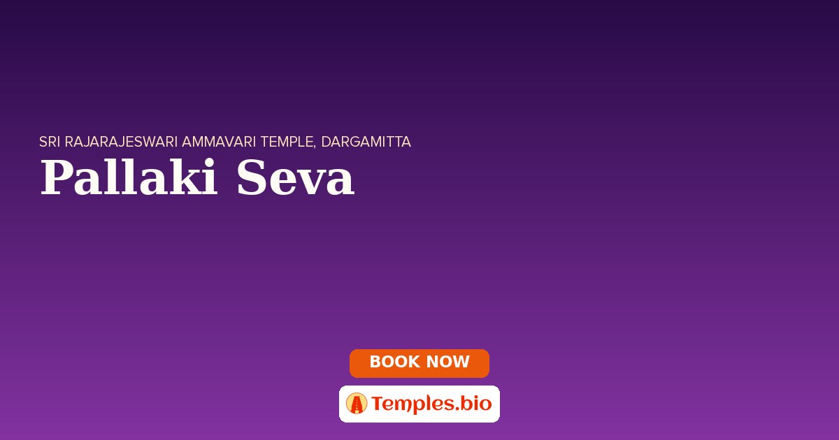 Pallaki Seva