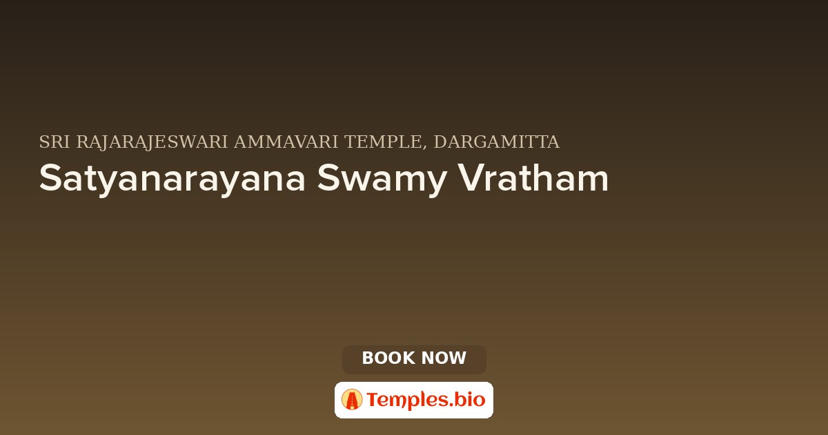 Satyanarayana Swamy Vratham