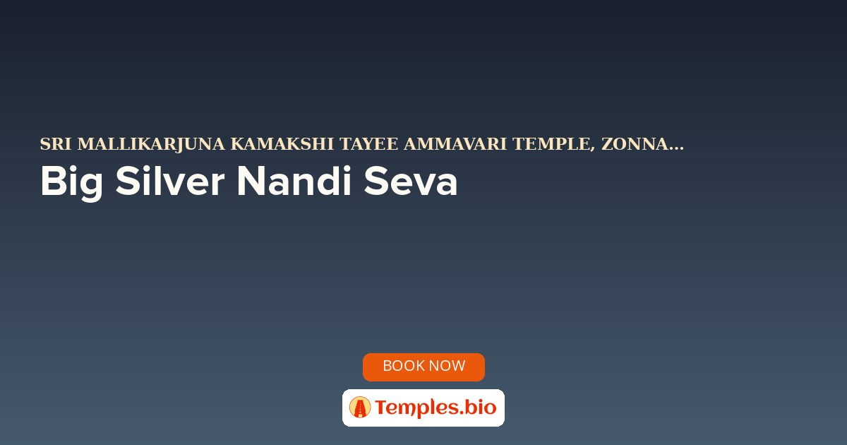 Big Silver Nandi Seva