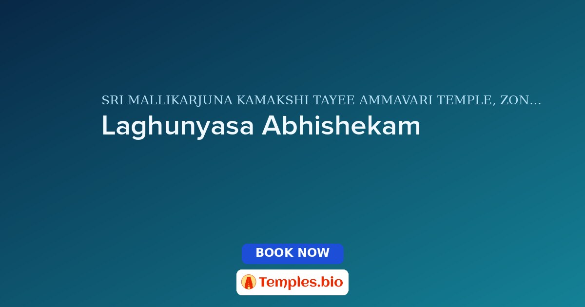 Laghunyasa Abhishekam