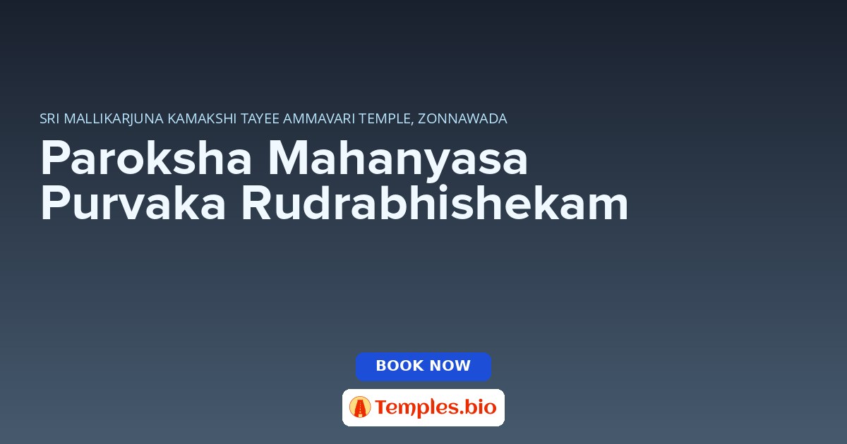 Paroksha Mahanyasa Purvaka Rudrabhishekam