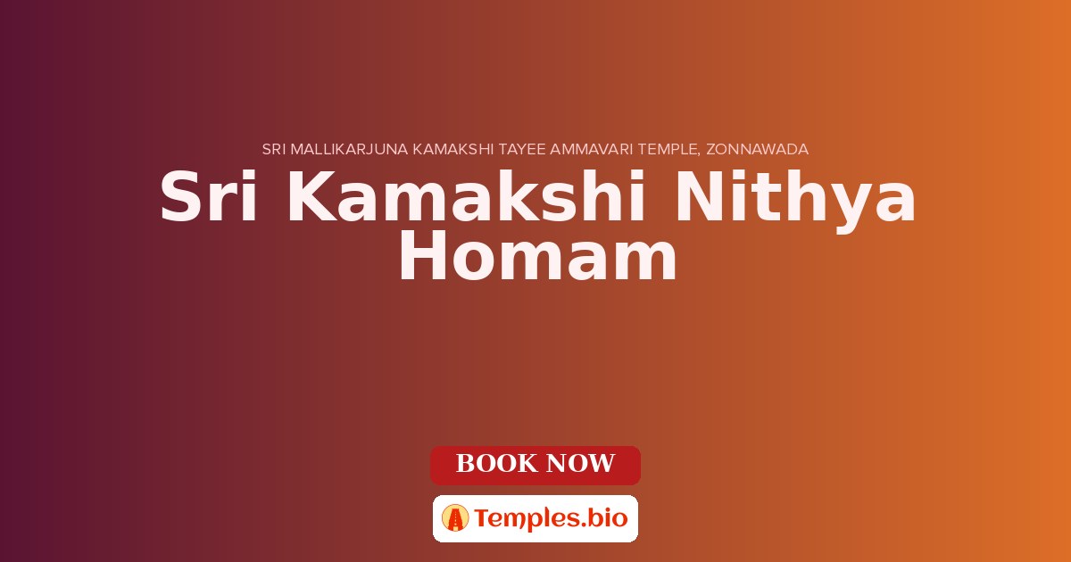Sri Kamakshi Nithya Homam