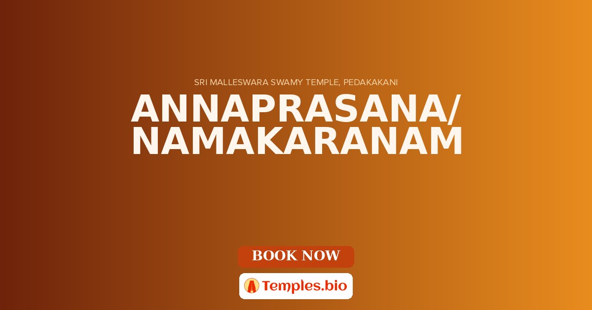 ANNAPRASANA/ NAMAKARANAM
