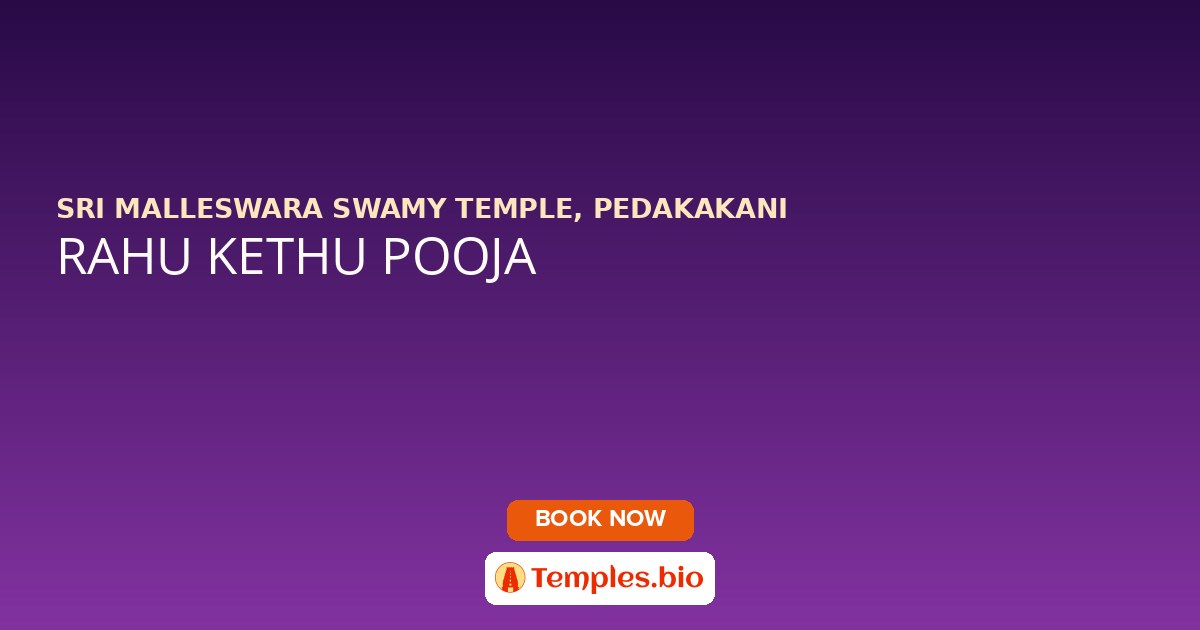 RAHU KETHU POOJA