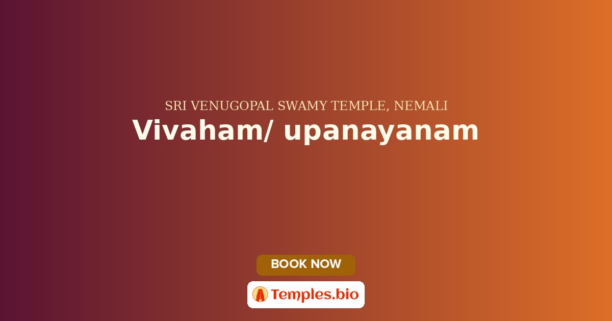 Vivaham/ upanayanam