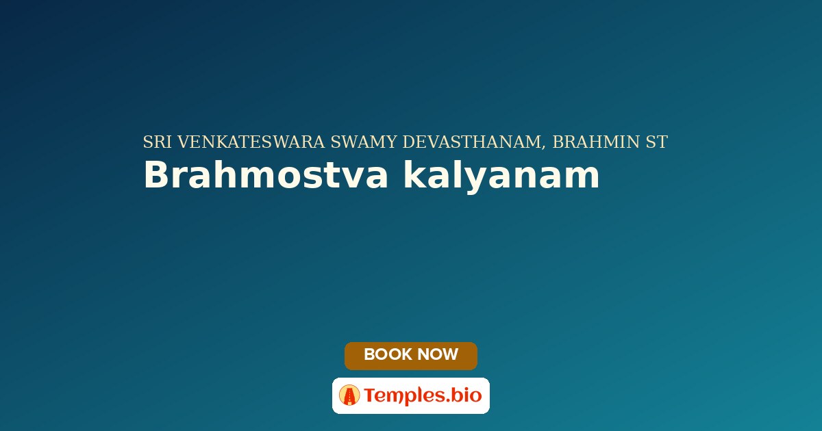 Brahmostva kalyanam