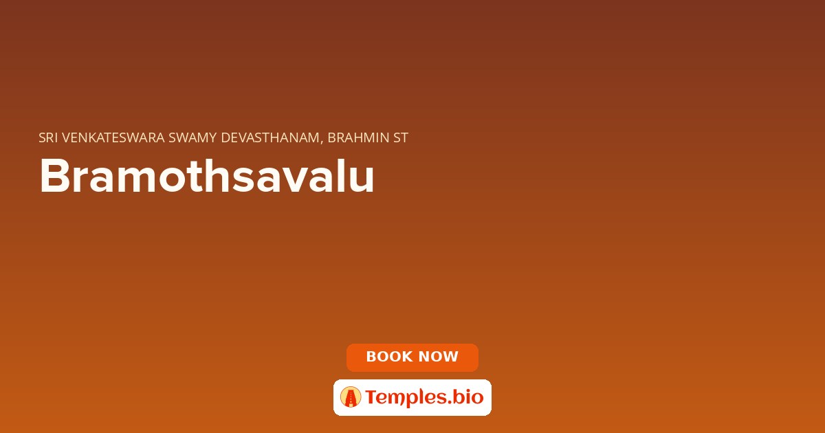 Bramothsavalu