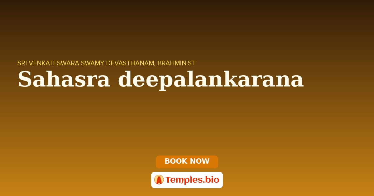 Sahasra deepalankarana