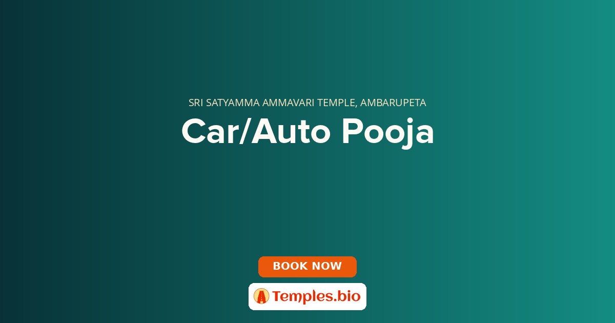 Car/Auto Pooja