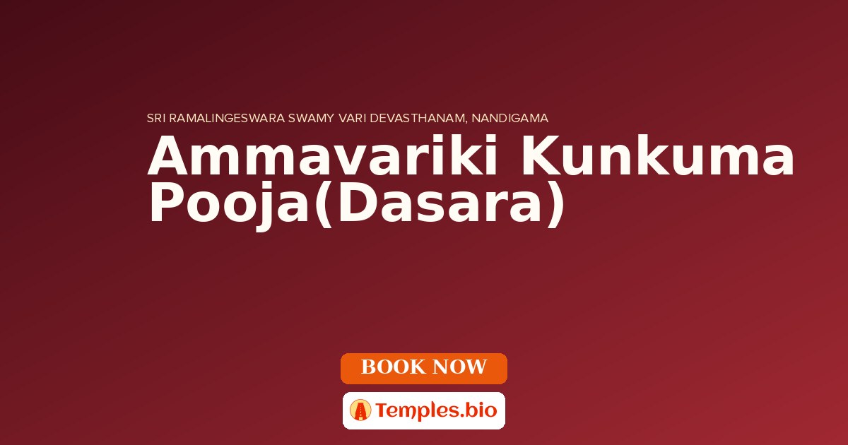 Ammavariki Kunkuma Pooja(Dasara)