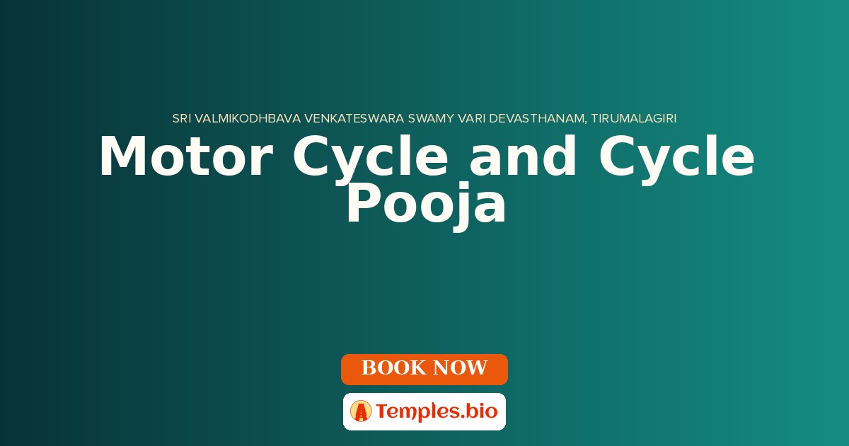 Motor Cycle and Cycle Pooja