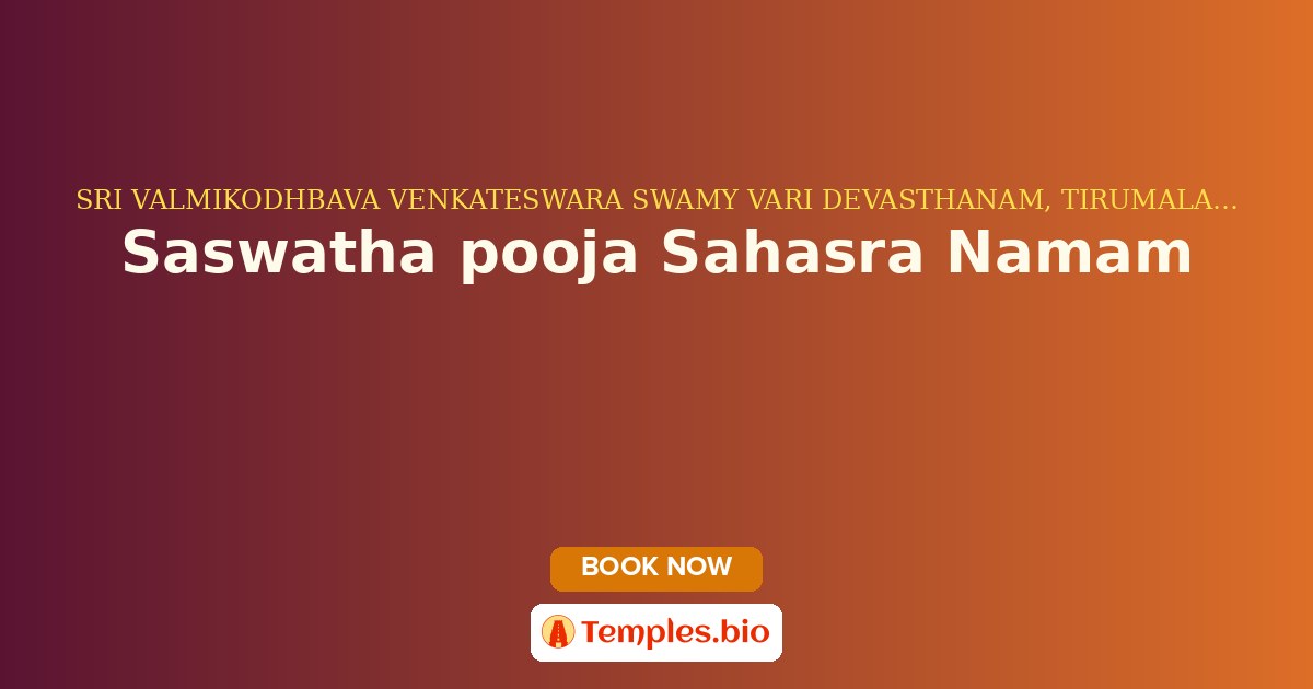 Saswatha pooja Sahasra Namam