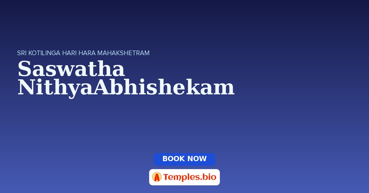 Saswatha NithyaAbhishekam