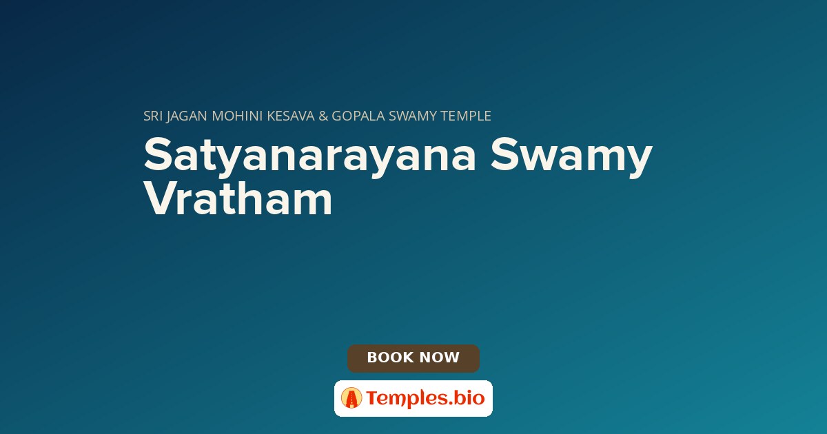 Satyanarayana Swamy Vratham