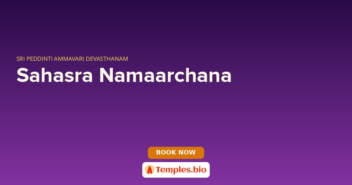 Sahasra Namaarchana