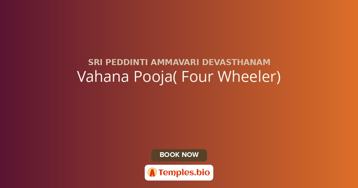 Vahana Pooja( Four Wheeler)