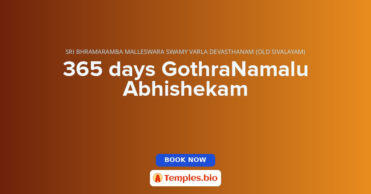 365 days GothraNamalu Abhishekam