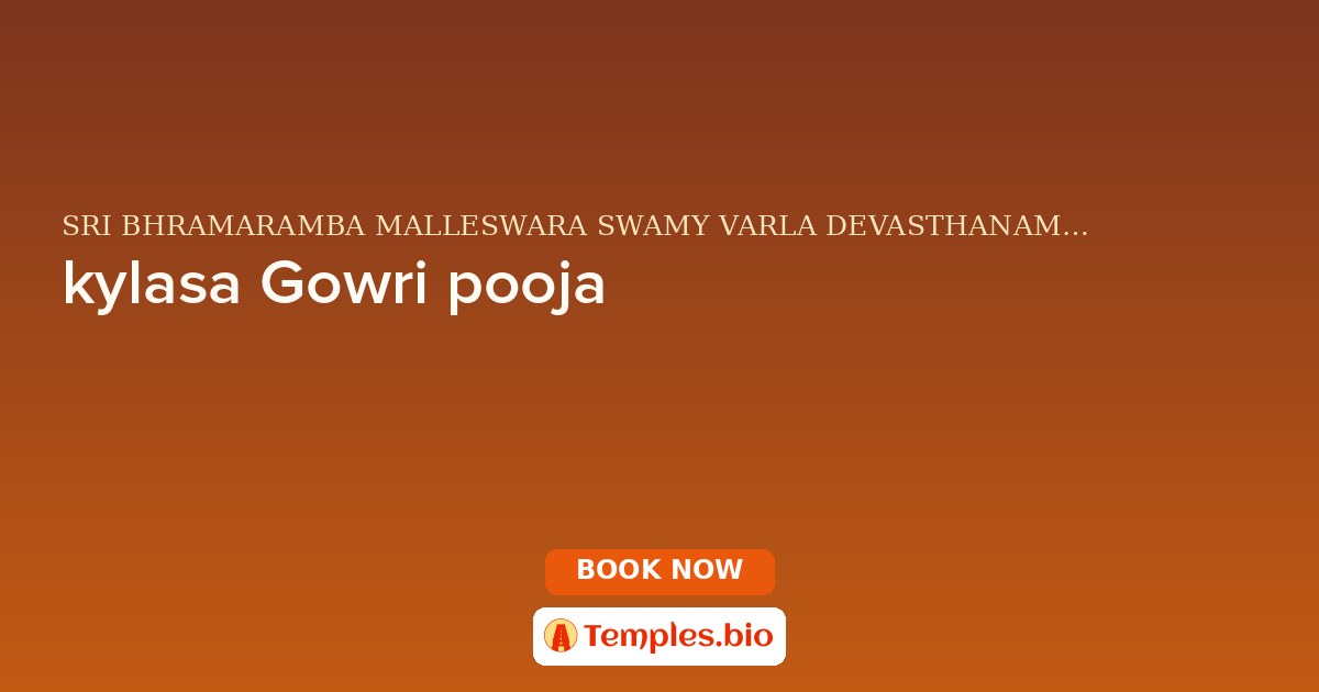 kylasa Gowri pooja
