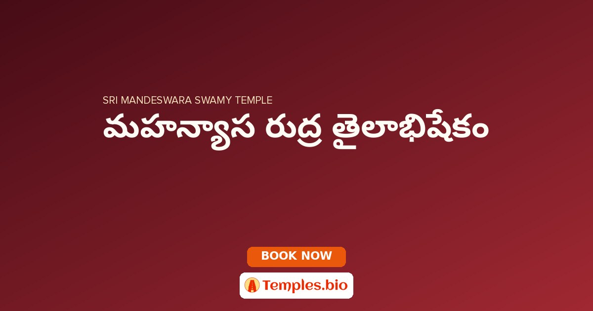 మహన్యాస రుద్ర తైలాభిషేకం