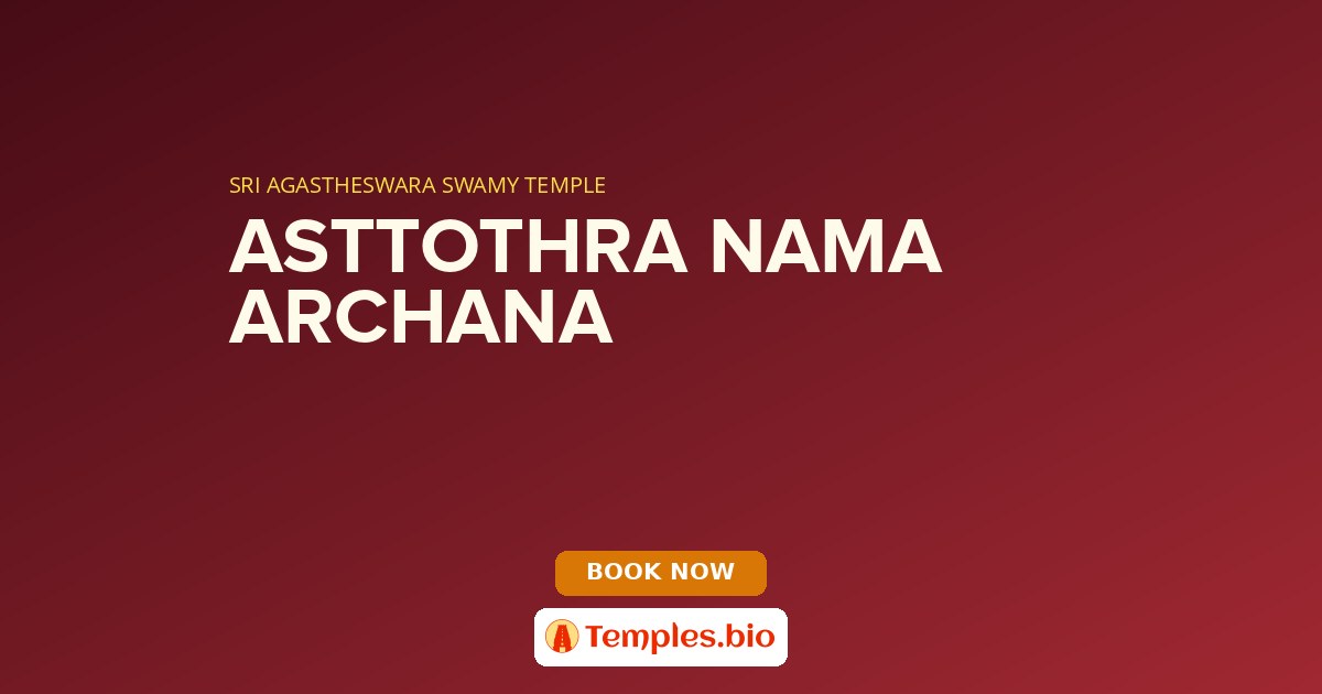 ASTTOTHRA NAMA  ARCHANA