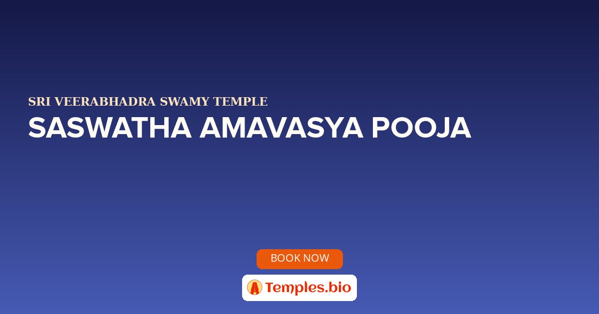 SASWATHA AMAVASYA POOJA