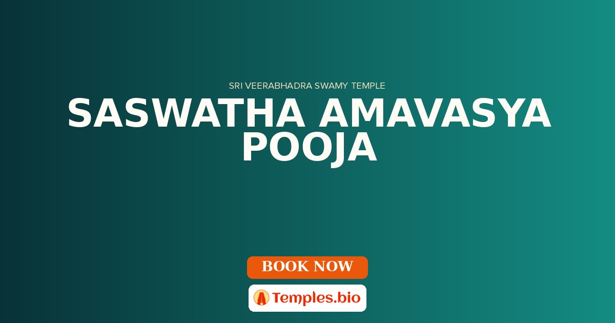 SASWATHA AMAVASYA POOJA