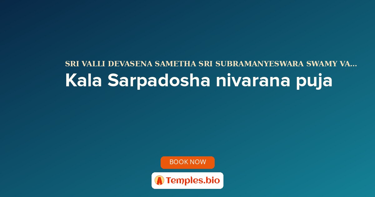 Kala Sarpadosha nivarana puja