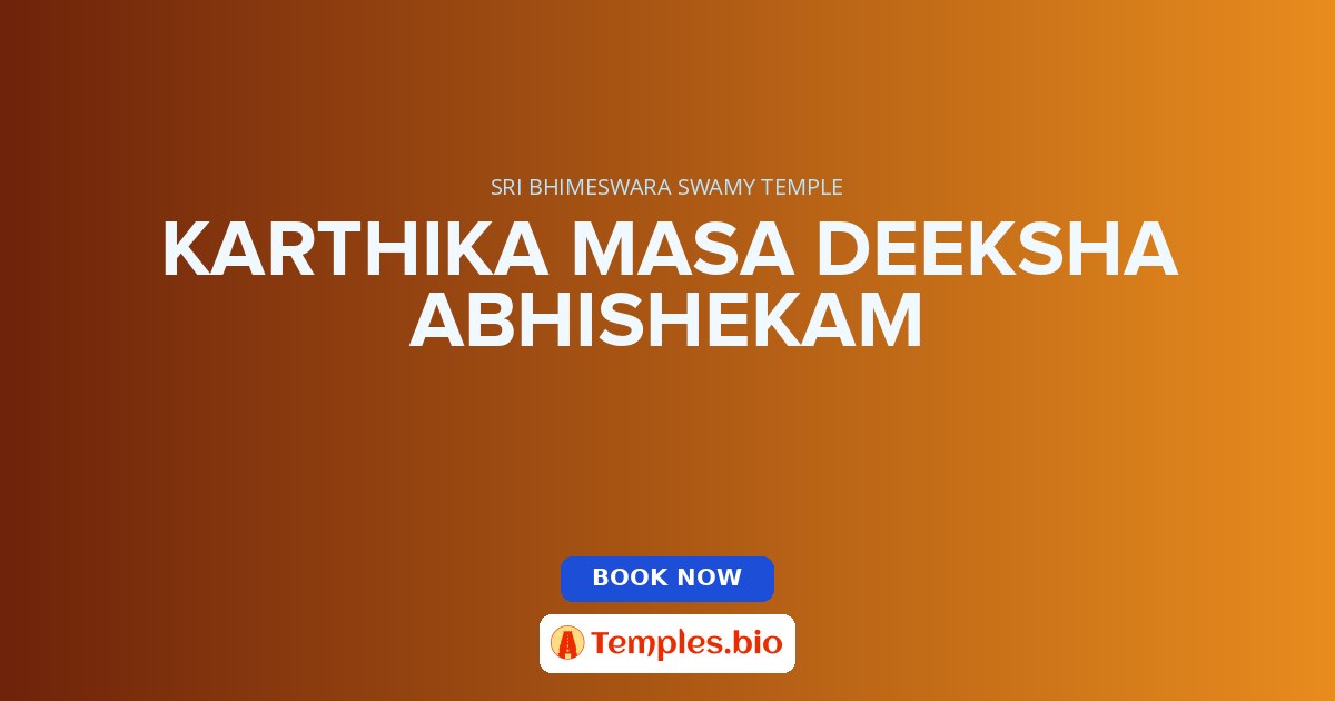 KARTHIKA MASA DEEKSHA ABHISHEKAM