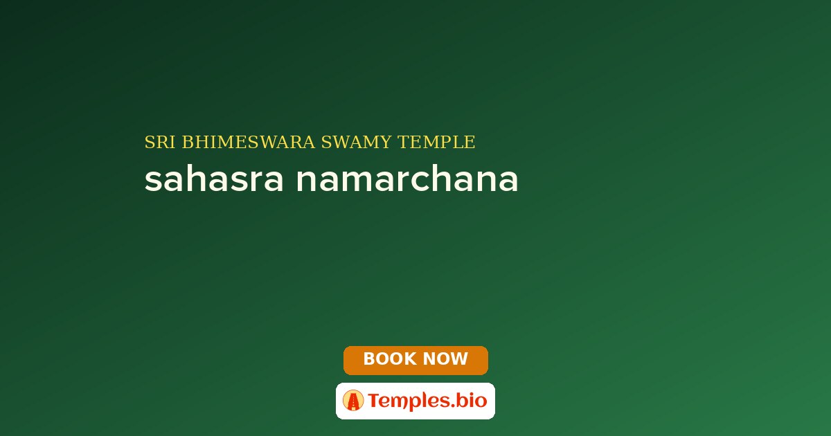 sahasra namarchana
