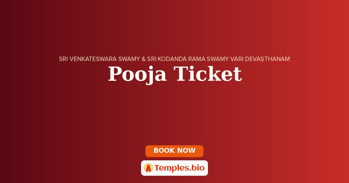 Pooja Ticket