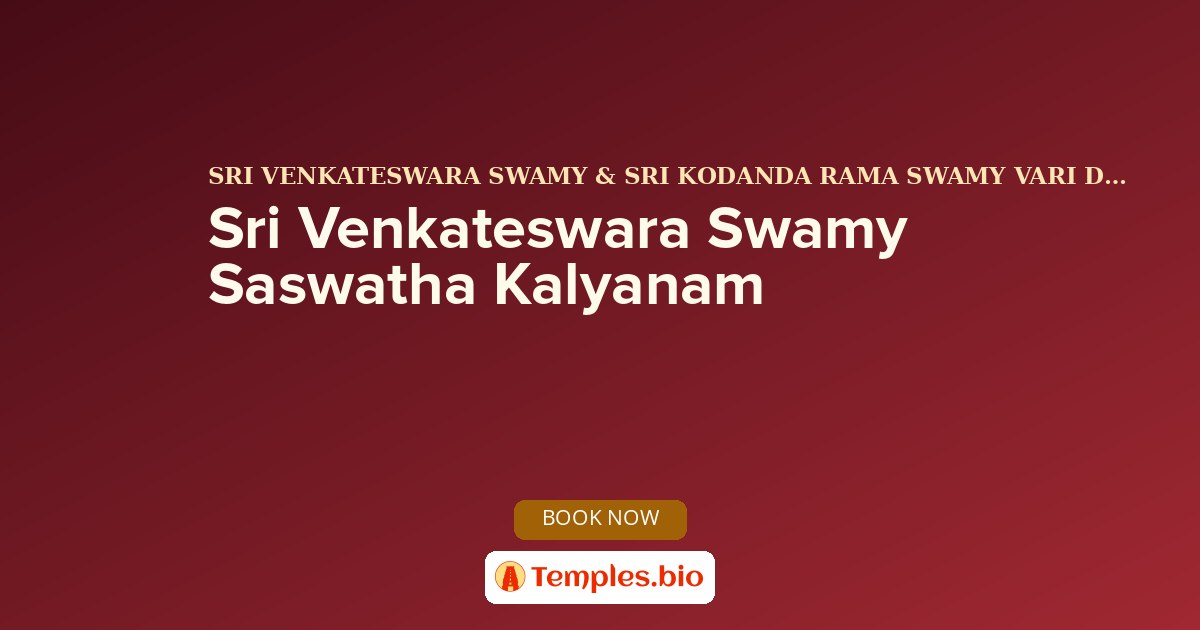 Sri Venkateswara Swamy Saswatha Kalyanam