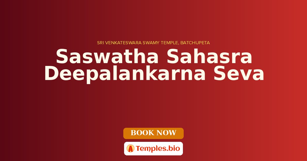 Saswatha Sahasra Deepalankarna Seva