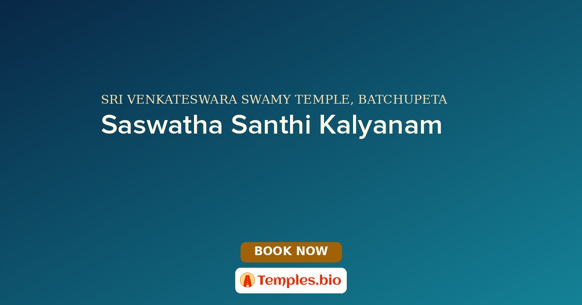 Saswatha Santhi Kalyanam