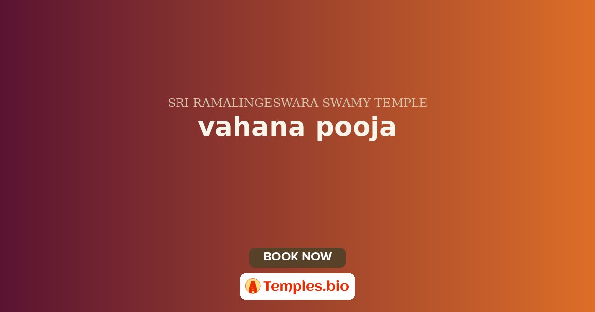 vahana pooja