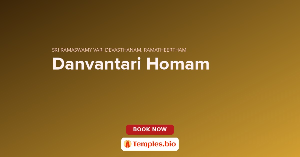 Danvantari Homam