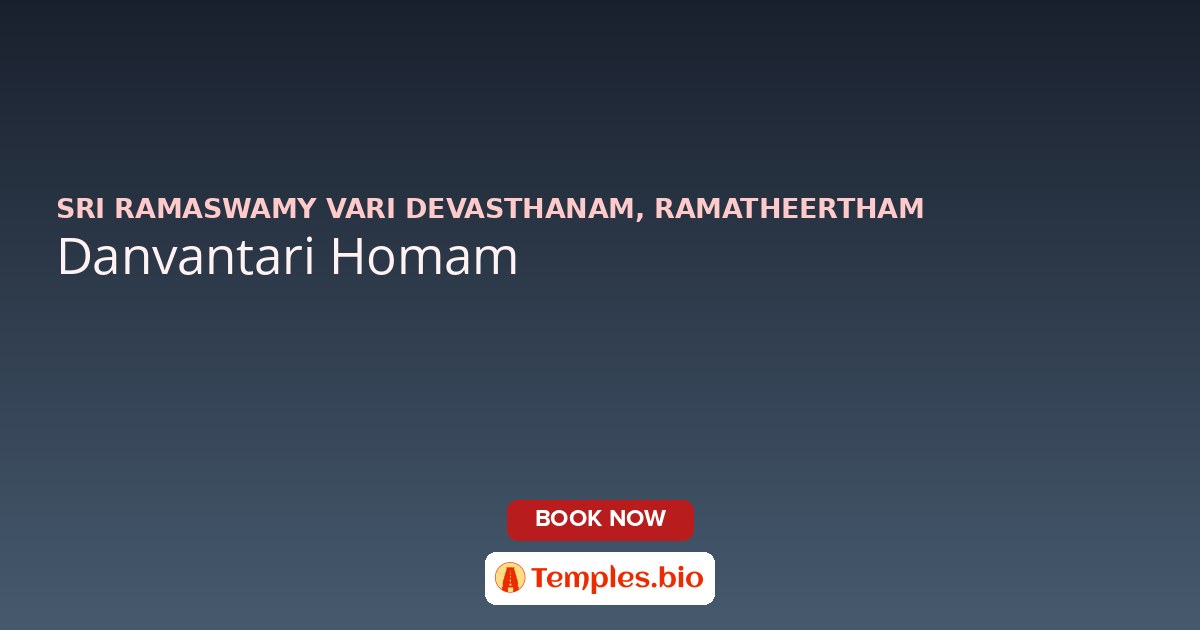 Danvantari Homam