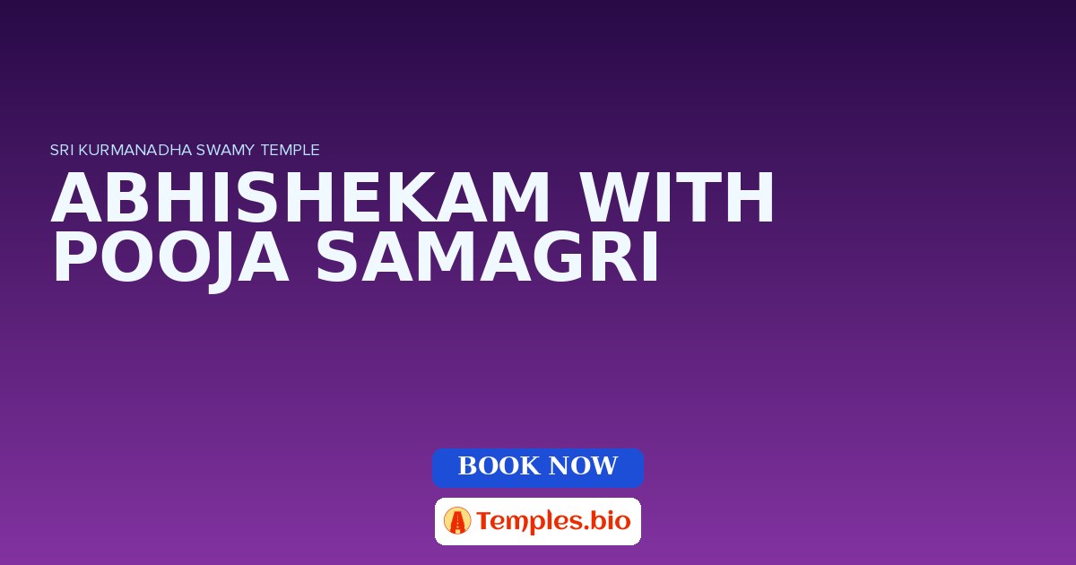 ABHISHEKAM WITH POOJA SAMAGRI