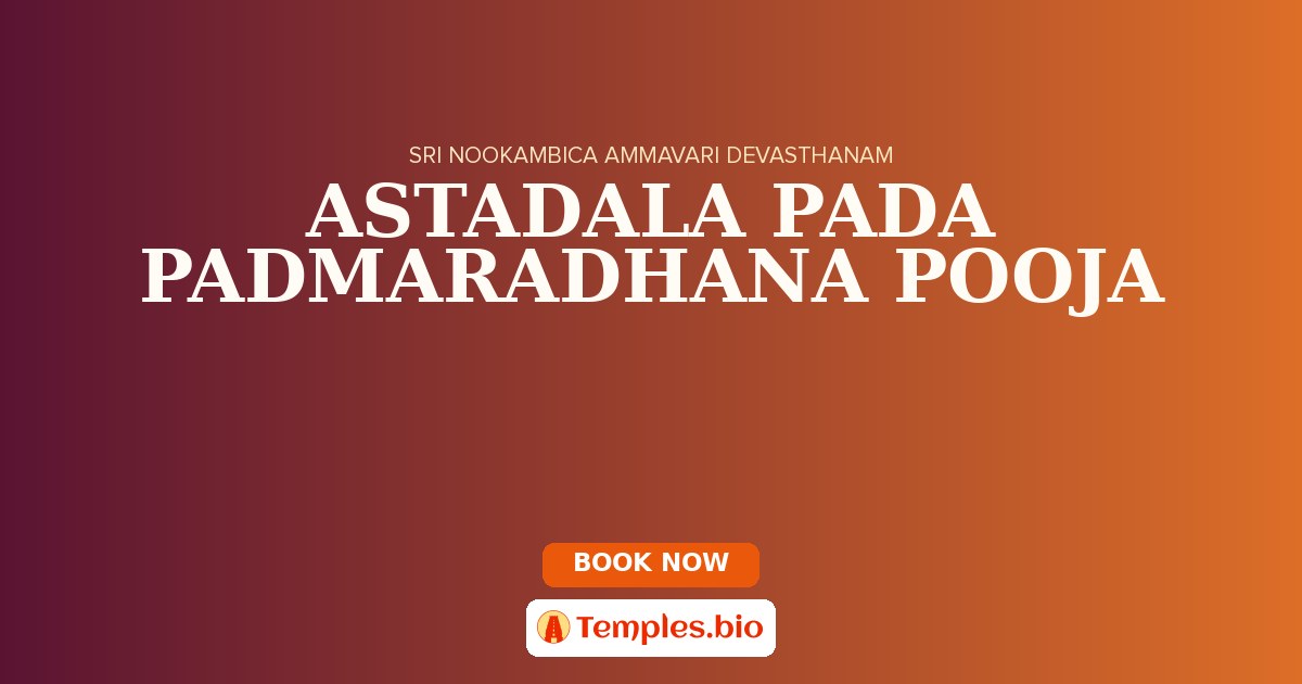 ASTADALA PADA PADMARADHANA POOJA