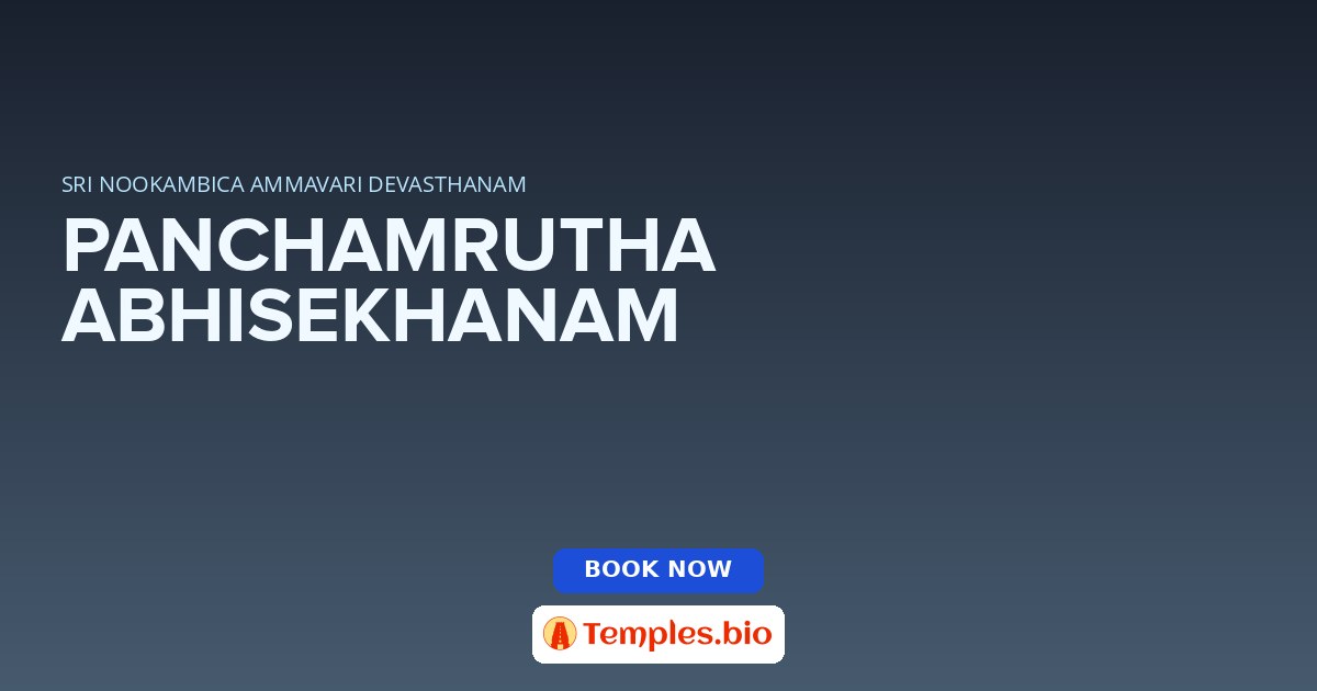 PANCHAMRUTHA ABHISEKHANAM